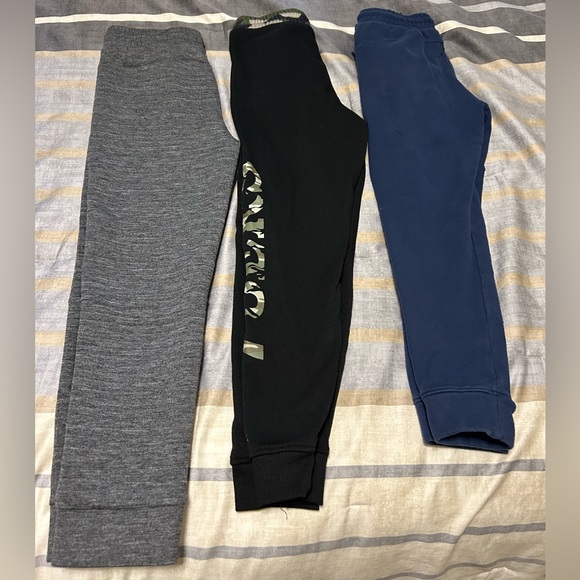 Boy’s Jogger Sweatpants Bundle - Set of 3 - NBA 76ers, Members Mark Size M 10/12 - Picture 1 of 12